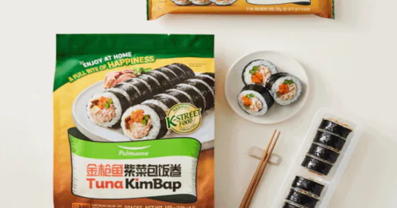 풀무원 냉동김밥이 중국 시장에서 성공할지 보여주는 이미지