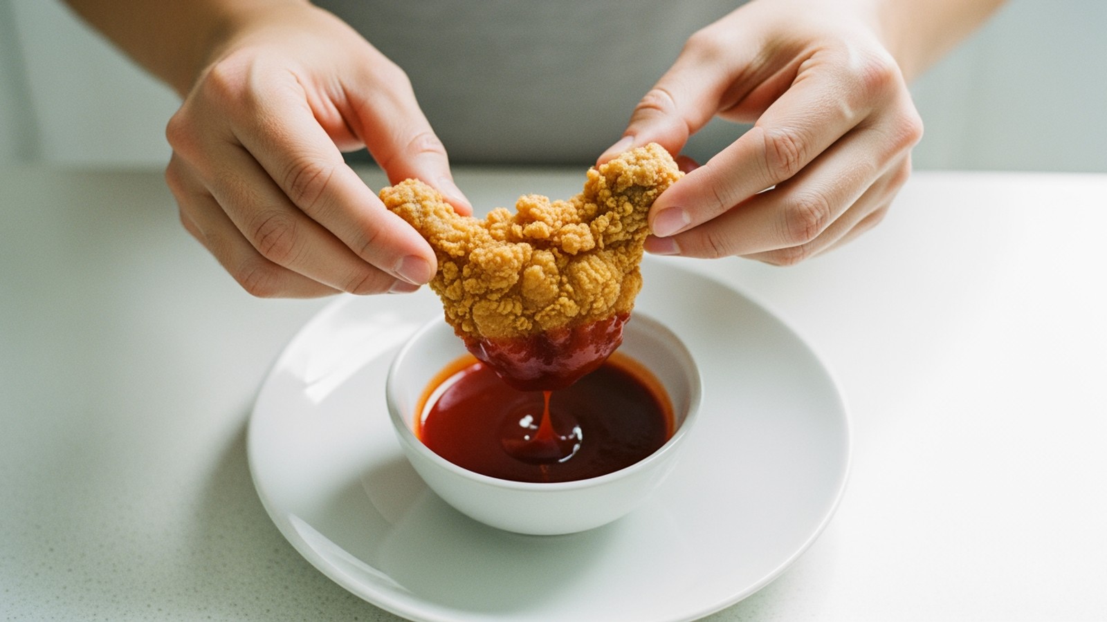 AI 생성 이미지 · 틱톡, 치킨 먹방·레시피·챌린지 콘텐츠 확산
