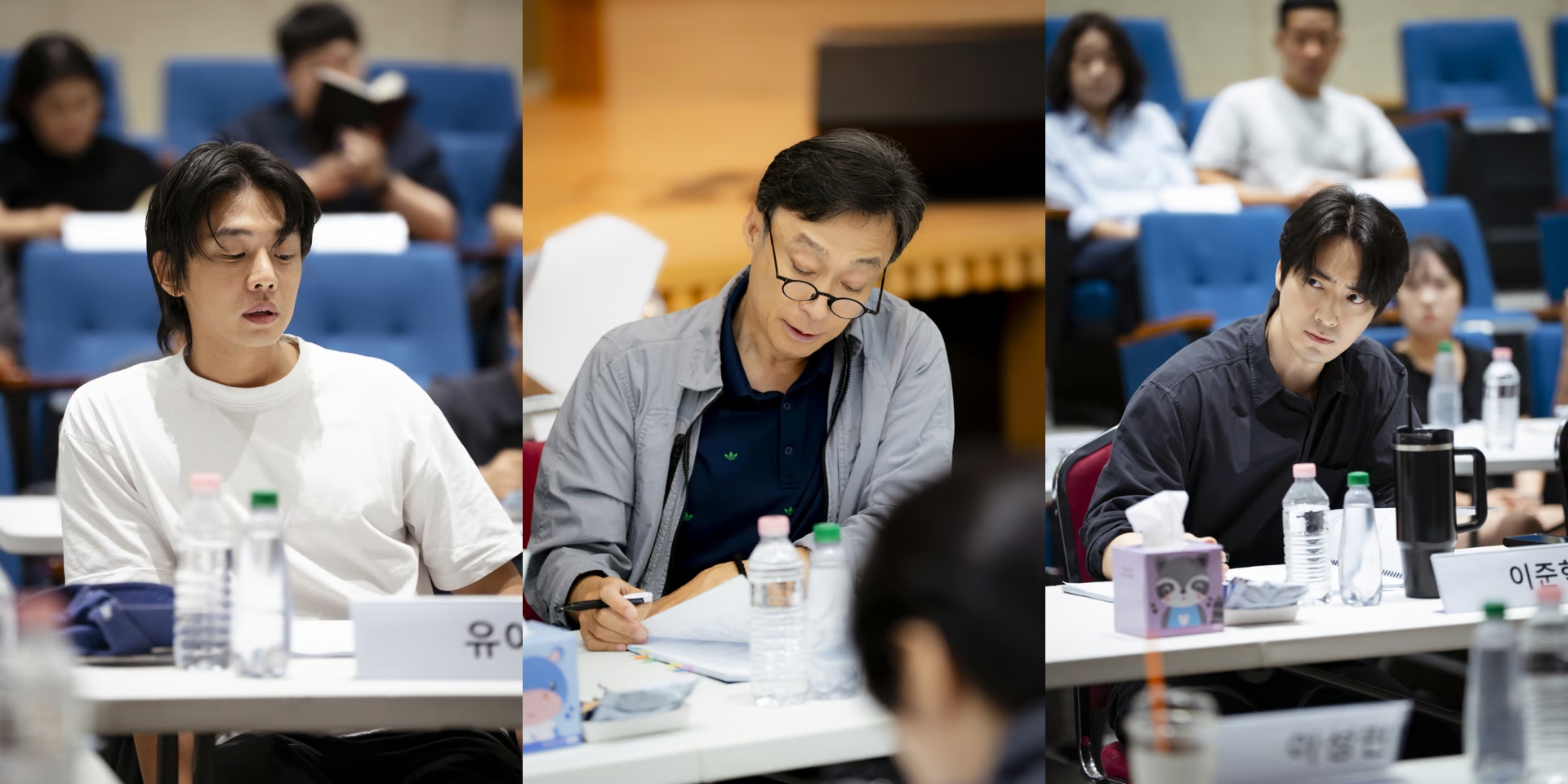 영화 '뱀피르'의 주연 배우 유아인의 모습