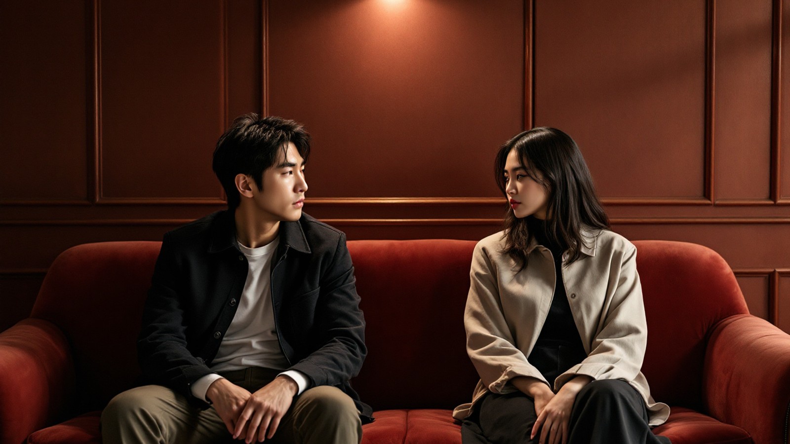 AI 생성 이미지 · [드라마] '挑情醜聞' 19금 노출 논란, 지창욱·나나 연기 평가
