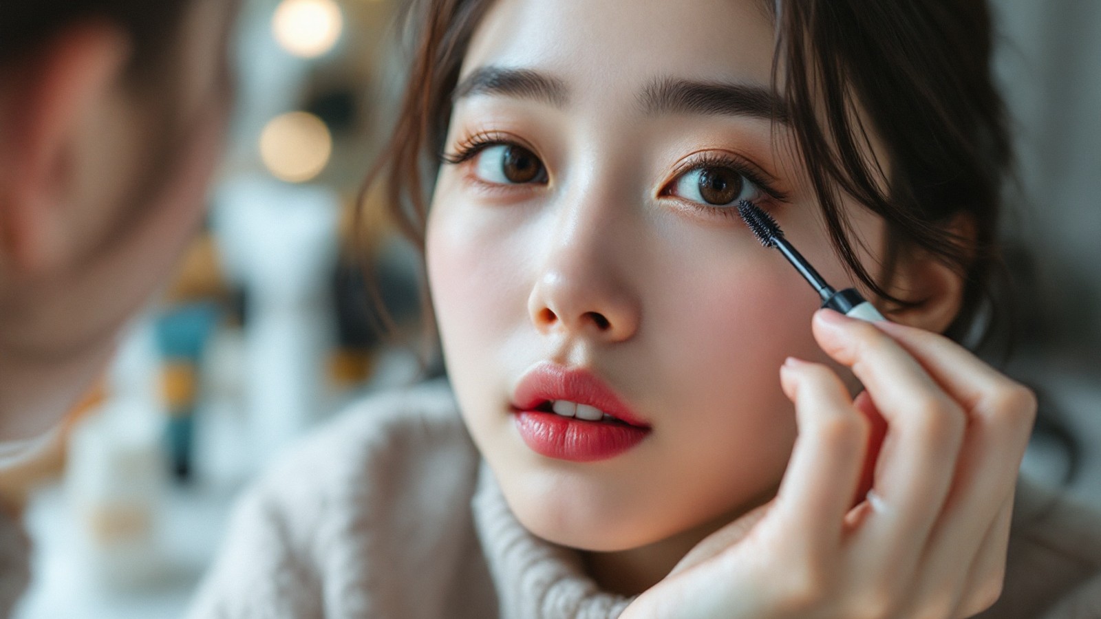 AI 생성 이미지 · [K-뷰티 인사이트] 틱톡 마스카라부터 무신사 랭킹까지, 53%