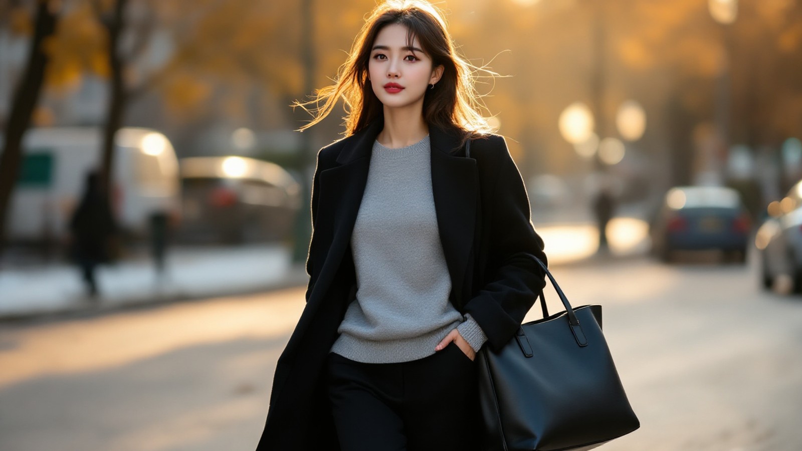AI 생성 이미지 · [K-패션] 가을/겨울 신상, 활용도 높은 '믹스매치' 제안