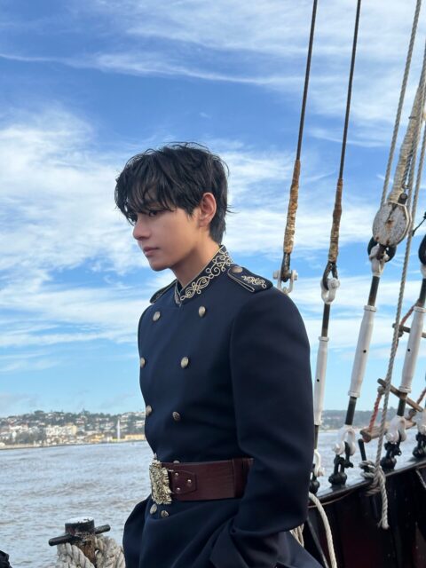 BTS成員V（金泰亨）。