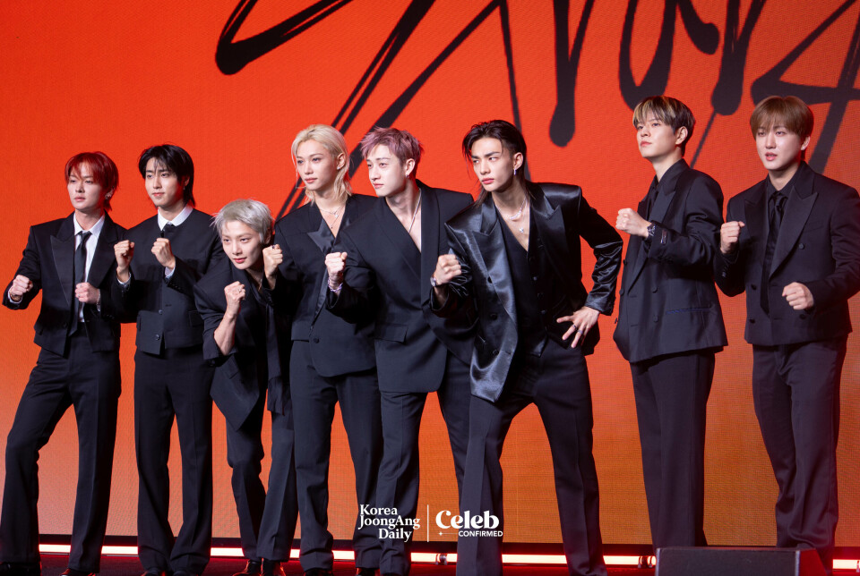 A closer look at Stray Kids' 'This & That' comeback press conference — in pictures